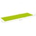 Подушка для лежака Shumee светло-зеленый цвет 200x60x4 см