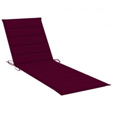 Подушка для лежака «Shumee» красный цвет 200x60x4 см
