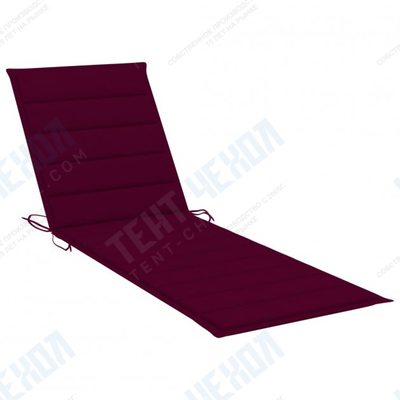 Подушка для лежака «Shumee» красный цвет 200x60x4 см