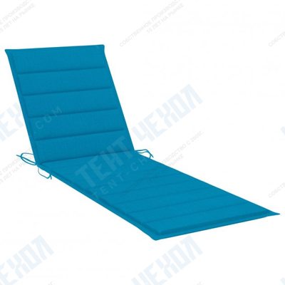 Подушка для лежака Shumee синяя 200x60x4 см
