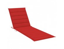 Подушка для лежака «Shumee» красный цвет 200x60x4см