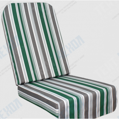 Подушка-кресло для 4-х местных качелей Эдем Премиум 76 зеленый
