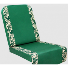 Подушка-кресло для 4-х местных качелей Оазис Люкс Плюс зеленые