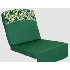 Подушка-кресло для 3-х местных качелей Оазис Люкс зеленый