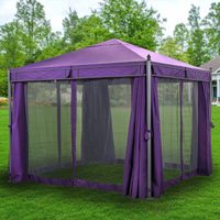 Тент с москитной сеткой для шатра Green Days  3х3х2.75 м фиолетовый