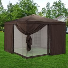 Тент для четырехугольного шатра «Green Days» 3х3х2.65 м коричневый