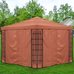 Комплект для четырехугольного шатра «Green Days» 3х3х2.65 м коричневый