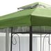 Тент с москитной сеткой для шатра Green Days 3х3х2.65 м зеленый