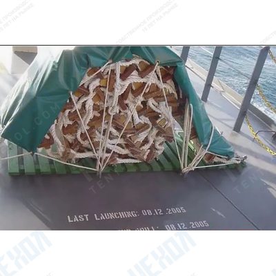 Чехол защитный из прорезиненной ткани для посадочных шторм-трапов у плотов 900 Х