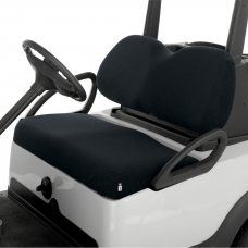 Чехол на сиденье для гольфкара из махровой ткани, черный