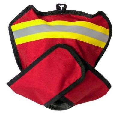 Чехол для панорамной маски пожарного красный
