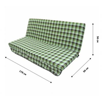 Матрас для качелей 1700х560х70см Люкс, Люкс-2, Комфорт, Триумф, Орбита, Ямайка