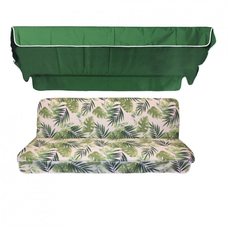 Комплект для качелей eGarden Tropical зеленый тент