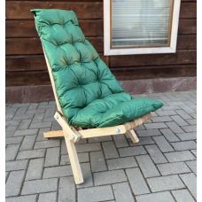Подушка на кресло шезлонг Кентукки Зеленая