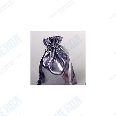 Фиолетовый мешочек из спандекса с металлическим блеском