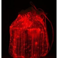 Мешочки из светодиодной ткани с красной подсветкой