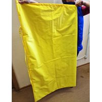 Мешок для белья непромокаемый Оксфорд с завязками 120x75 желтый