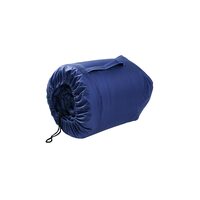 Спальный мешок-одеяло с подголовником цвет синий