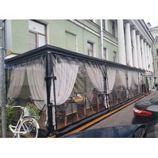 Прозрачные пвх шторы для кафе и ресторанов