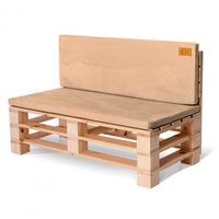 Комплект подушек для садовой мебели Велюр French Vanilly 120x40x10/120х60x5см