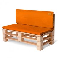 Комплект подушек для садовой мебели Sancho Велюр Orange Ochre120x40x10/120х60x10