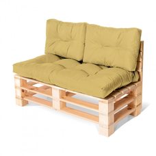 Комплект подушки для мебели Sancho бежевый 120x80x10/60х45x10 см
