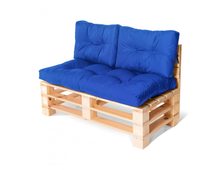 Комплект стеганных подушек для мебели Sancho электрик 120x60x10/60х45x10 см