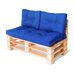 Комплект стеганной подушки для мебели Sancho электрик 120x80x10/60х45x10 см