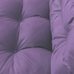 Комплект стеганных подушек для мебели Sancho фиолетовый 120x80x10/60х45x10 см