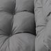 Комплект стеганных подушек для мебели Sancho серый 120x80x10/60х45x10 см