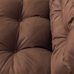 Комплект стеганных подушек для мебели Sancho коричневый 120x60x10/60х45x10 см