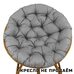 Подушка для кресла и качелей 130 см, графит (оксфорд 600)