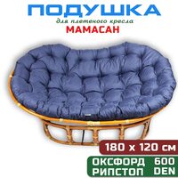 Подушка для дивана Мамасан, 180х120 см, Синяя (Оксфорд РИПСТОП 600)