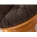 Подушка Папасан Темно-коричневая, ткань оксфорд 120 см
