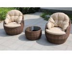 Подушки для кресел из ротанга