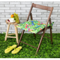 Подушка на стул уличная «этель» попугай, 45×45 см