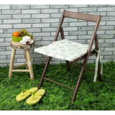 Подушка на стул уличная «этель» листья 45×45 см