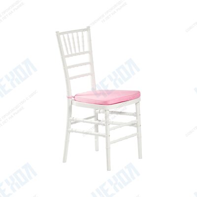 Подушка 01 для стула Кьявари, 3см, розовая