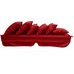 Комплект из подушек и тента для качелей-беседки Барселона красный