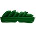 Комплект из подушек и тента для качелей-беседки Барселона зелёный