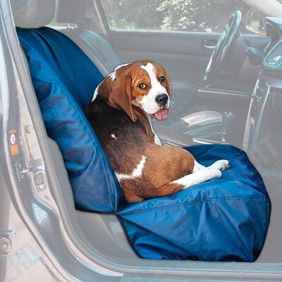 Чехол для перевозки собак Путешественникl на переднем сидении автомобиля