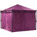 Тент крыша на шатер фиолетовый