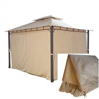 Комплект плотных штор для шатра 210Д 3х3м бежевый