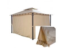 Комплект плотных штор для шатра 210Д 3х3м бежевый
