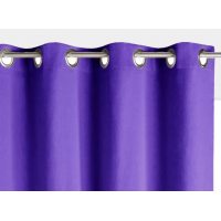 Штора уличная на люверсах 220х145 см, фиолетовая ткань Оксфорд 600