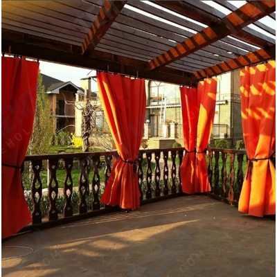 Дачные шторы для веранды – как выбрать