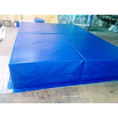 Покрывало на прыжковую яму 2*3*0.4 тент 630 с люверсами внизу по периметру+шнур