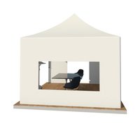 Стенка с окном для шатра, 8 х 2,15 м (Оксфорд 600d, 260 г / м2)