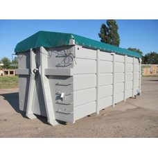 Тент - полог пвх для мусорных контейнеров 36м3, 8х3 м