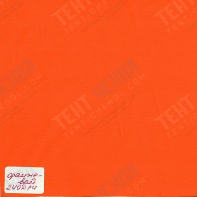 Тентовая ткань «Оксфорд 240D PU 1000», 140 г/м2, ш. 150 см, оранжевый